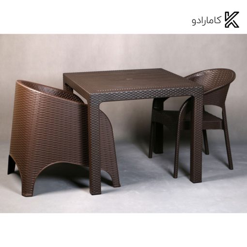 ست میز و صندلی ناصر پلاستیک مدل ۸۹۰-۳۲۳