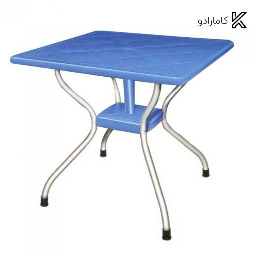 میز مربع پایه فلزی ناصر پلاستیک کد 923