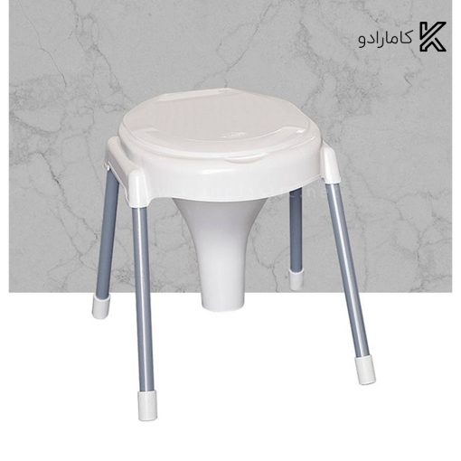 توالت فرنگی پایه فلزی ناصر پلاستیک کد 950