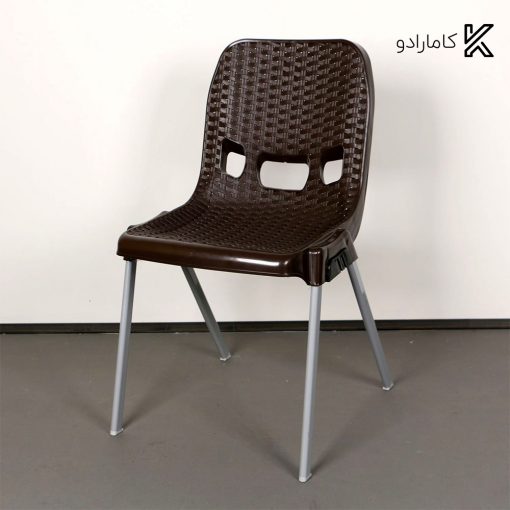 صندلی پایه فلزی حصیر بافت ناصر پلاستیک کد 880