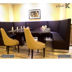 صندلی رستورانی / ناهارخوری جهانتاب مدل کارول بدون دسته