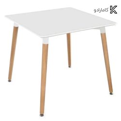 میز پایه چوبی مربع WS-80