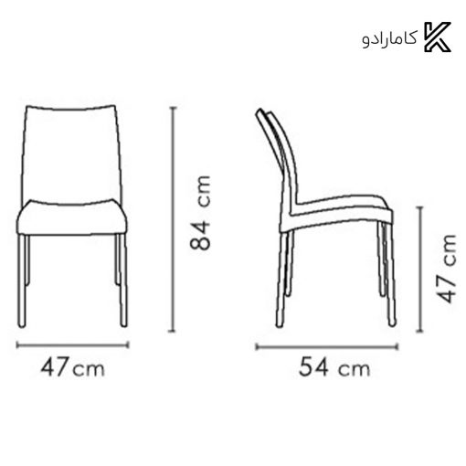 صندلی بدون دسته هارمونی نظری