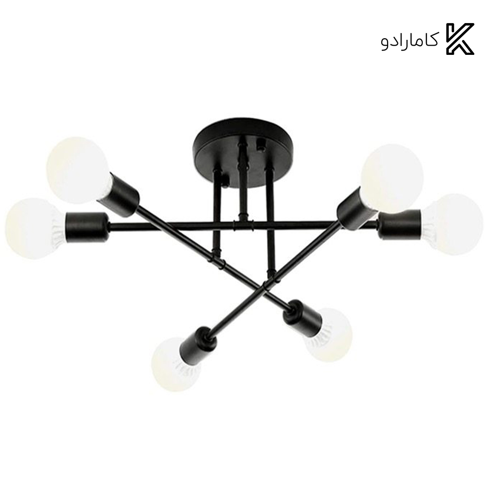 لوستر سقفی 6 شعله آرتا کد 540/6