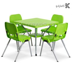 ست میز و صندلی چهارنفره ناصر پلاستیک کد 881-623